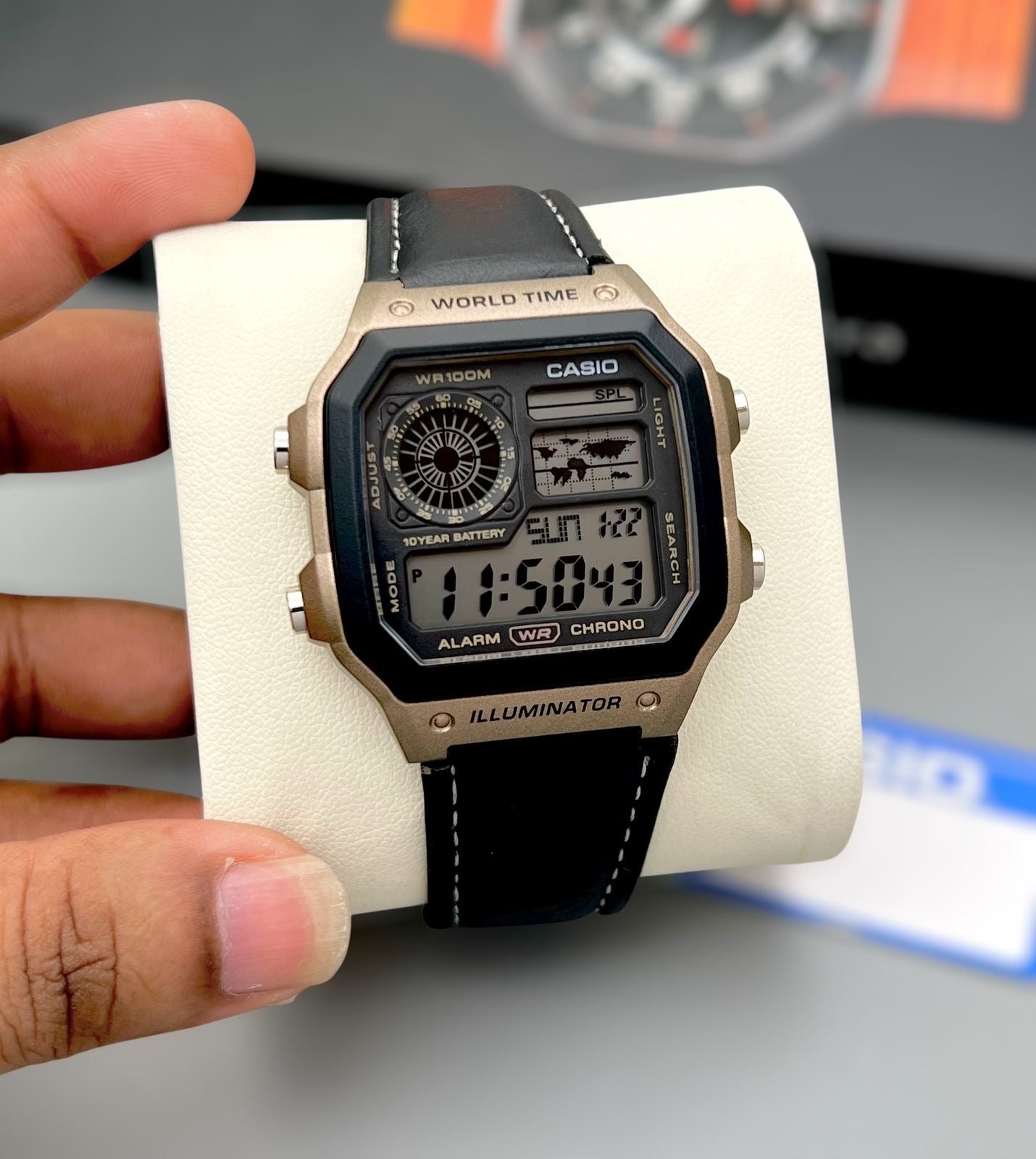 CASIO AE 1200 LEATHER
