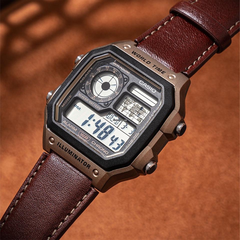 CASIO AE 1200 LEATHER