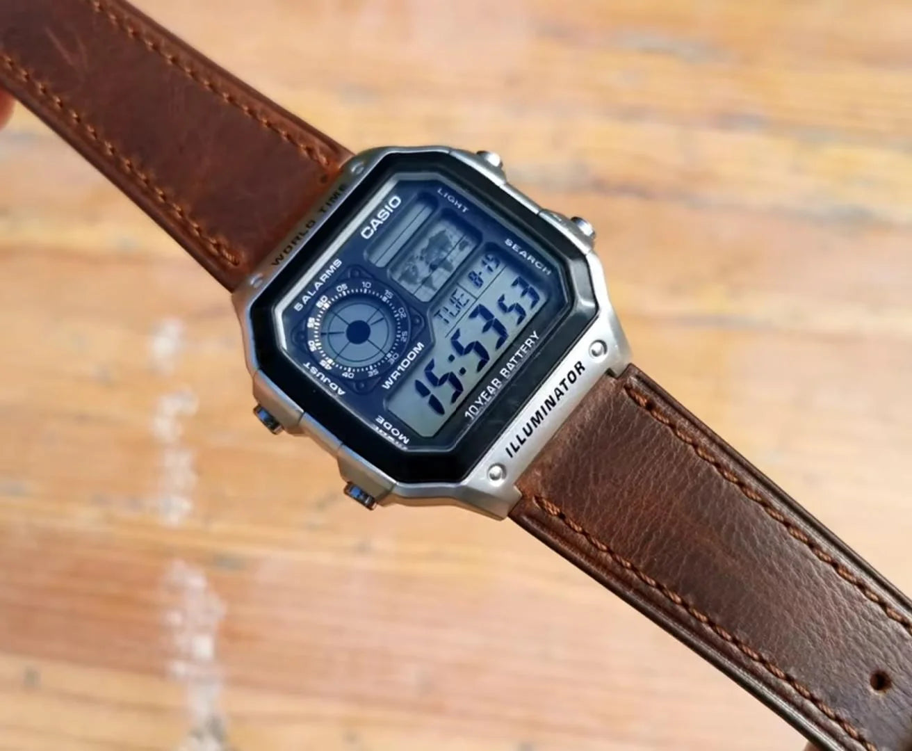 CASIO AE 1200 LEATHER